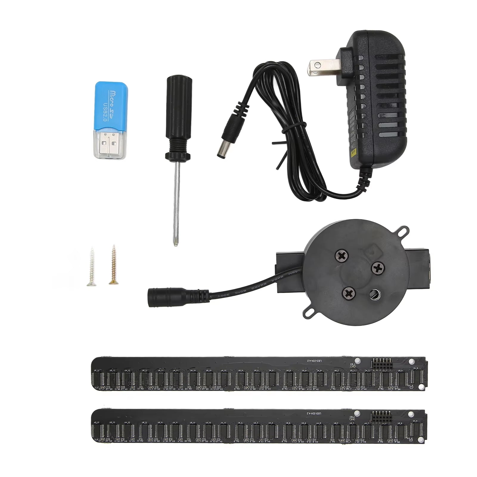 Wifi 3D Hologram Fan Custom Editing 2000X224 3D Hologram Fan Clear Multiple Control Methods for Advertising for Business